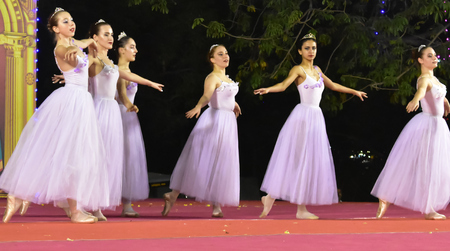 Chennai, Tamilnadu, India - January 20, 2019 : Russian Ballet Dancers at Trade Fairのeditorial素材