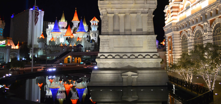 Las Vegas, Nevada, USA - January 24, 2015: Excalibur Hotel & Casinoのeditorial素材