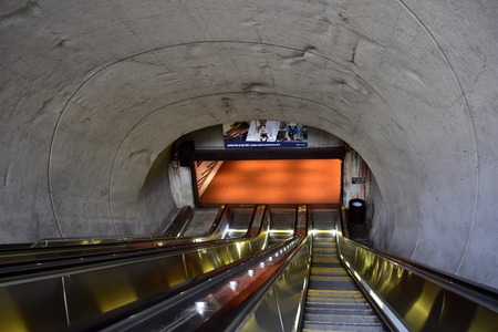 Washington, D.C, USA - July 2, 2017: Washington DC Metro System