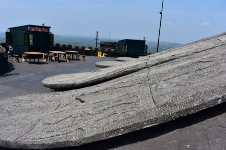 Kollam, Kerala, India - March 2, 2019 : Natural cavesのeditorial素材