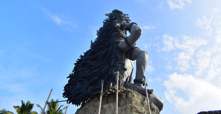 Lord Siva Statue in Azhimala Siva Templeのeditorial素材