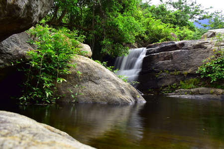 Oothamparai Falls in Bodinayakanur, Tamilnaduの写真素材
