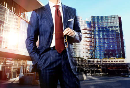 businessman in the city - conceptの写真素材