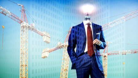 businessman in the city - conceptの写真素材
