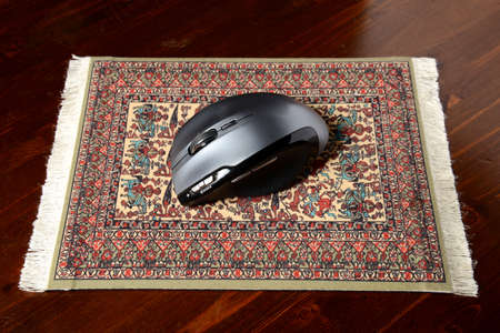 mouse on a real carpet pad