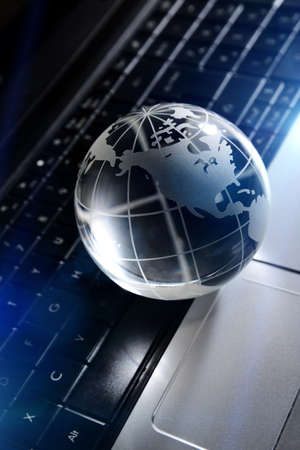 global computer conceptの写真素材
