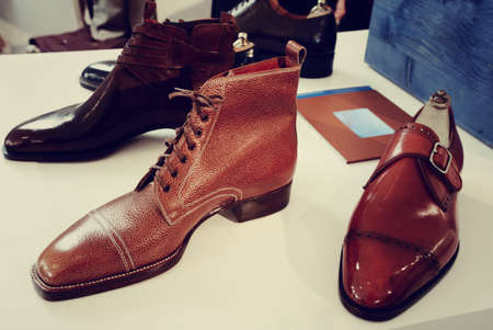 man luxury hand made shoesの写真素材