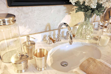 luxury marble bathroom