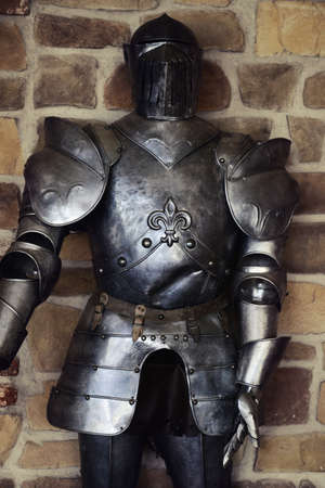ancient historical medieval armor  iron madeのeditorial素材