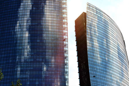 new modern district in Milanの写真素材