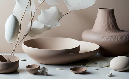 Clean modern forms take on a warmer feel - new naturalism conceptの素材