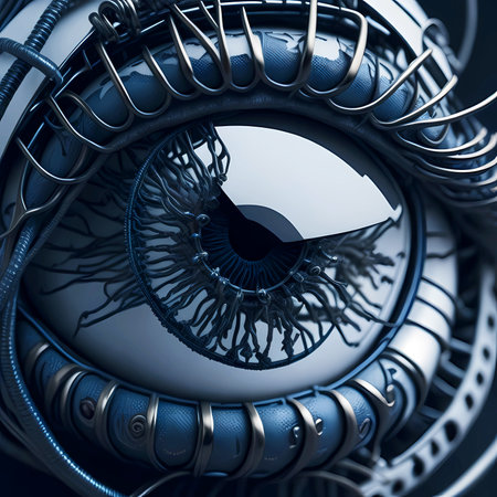 3d illustration of abstract geometric composition, digital art works.の素材
