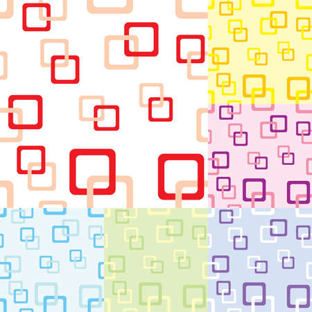 Square seamless pattern background. Easy color changes. のイラスト素材