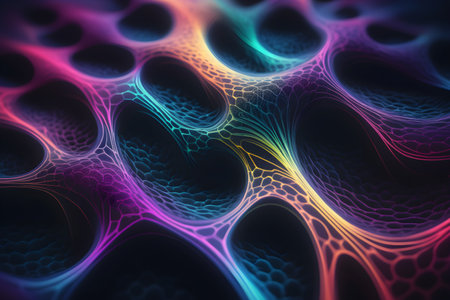 Abstract fractal. Fractal art background for creative design. Decoration for wallpaper, desktop, poster, cover booklet. Print for clothes, t-shirt. Creative illustration for designの素材