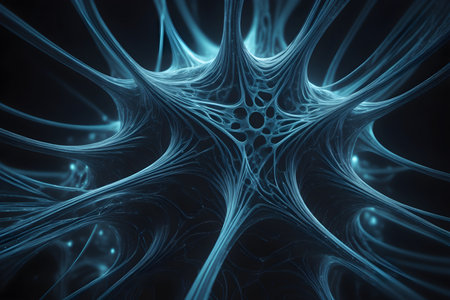Monochromatic Neural Pattern Backgroundの素材