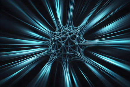 Monochromatic Neural Pattern Backgroundの素材