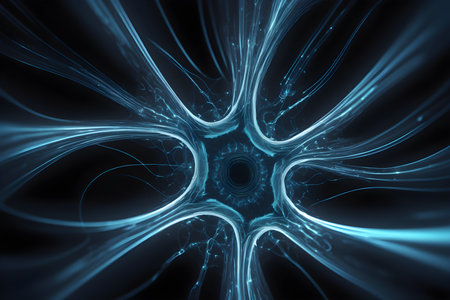 Monochromatic Neural Pattern Backgroundの素材