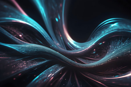 Monochromatic Neural Pattern Backgroundの素材