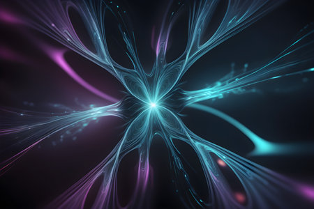 Monochromatic Neural Pattern Backgroundの素材