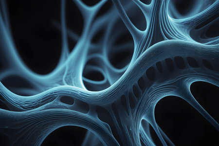 Monochromatic Neural Pattern Backgroundの素材