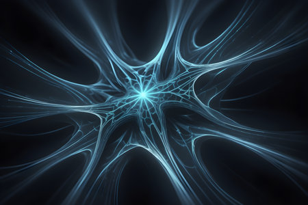 Monochromatic Neural Pattern Backgroundの素材