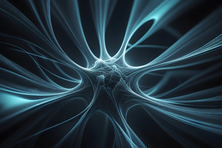 Monochromatic Neural Pattern Backgroundの素材