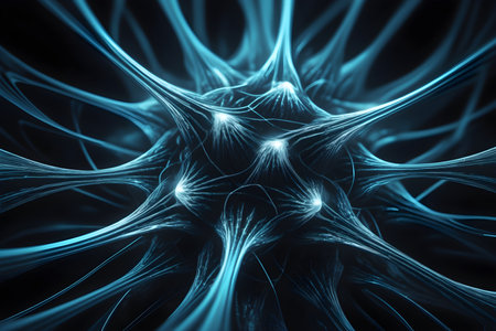 Monochromatic Neural Pattern Backgroundの素材