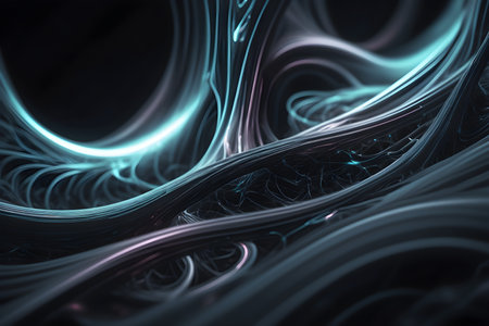 Monochromatic Neural Pattern Backgroundの素材