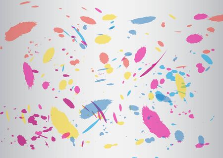 Abstract brush colorful silver Vector Backgroundのイラスト素材