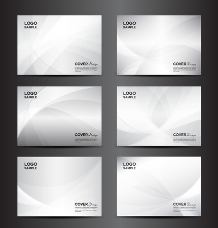 set white Cover template,Cover design template, cover design, brochure design, Abstract background, report cover , Set Cover template design illustration,Set Polygon background,Bussiness card,brochure template,booklet cover design templates collection,Broのイラスト素材
