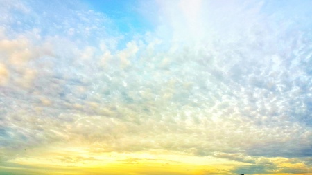 Blue yellow sky background
