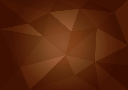 Brown polygonal background, abstract texture for advertising business, vector illustrationのイラスト素材