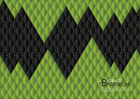 Green and black abstract background vector illustration.のイラスト素材