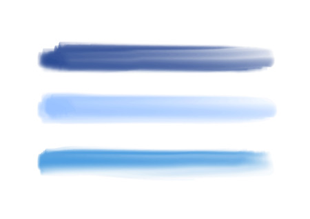 watercolor art brush stroke with frame, Grunge circle, icon design, banner, Hand drawn design elements, vector brush strokesのイラスト素材