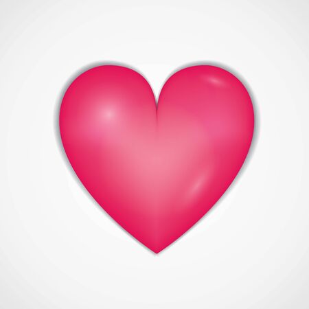 Pink heart vector illustration can be use for valentine's day, wedding invitation, greeting card, banner, postcard, web page, gift voucher, flyer, book corver, poster, advertisement.のイラスト素材