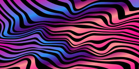 Retro pattern background, trending cyberpunk background, 80s party background, lines pattern,...