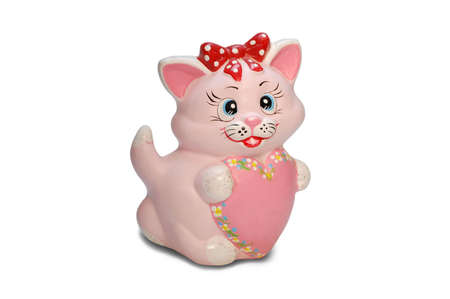 ceramic catの写真素材