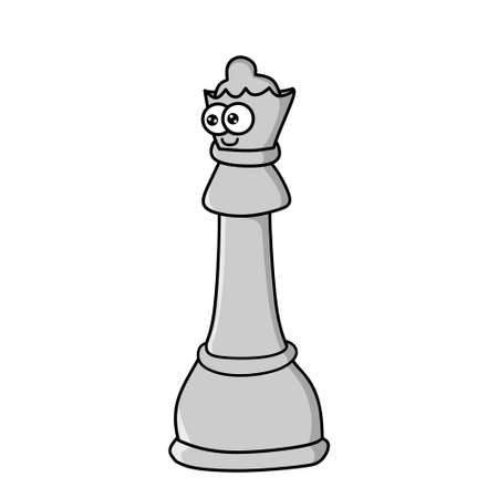 cute chess character designのイラスト素材