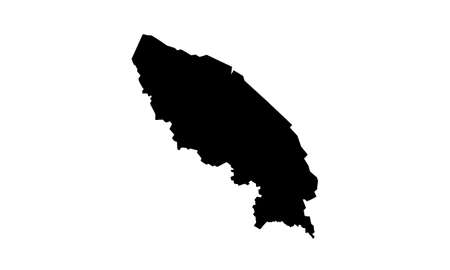 Trengganu country map silhouette in Malaysiaのイラスト素材