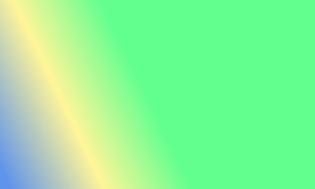 Design simple green, blue and yellow gradient color illustration background very cool