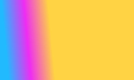Design simple pink,blue and yellow gradient color illustration background very cool