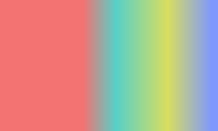 Design simple Cyan,red,yellow and blue gradient color illustration background very coolの写真素材