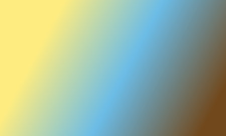 Design simple pastel yellow,blue and brown gradient color illustration background very coolの写真素材