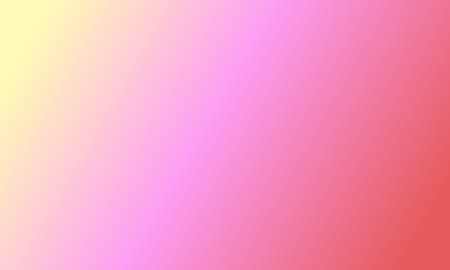 Design simple pastel yellow,red and pink gradient color illustration background very coolの写真素材