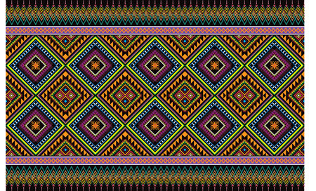 seamless gorgeous bunch with digital textile design with botanical flower green leaves gold ornament geometric borderのイラスト素材