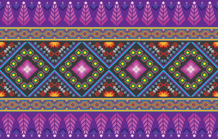 Aztec motifs vector seamless pattern design. Background illustration of a tribal pattern template...