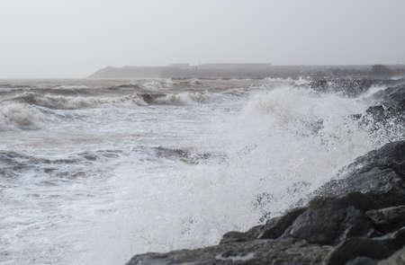 Winter Stormの写真素材