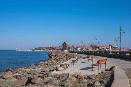 Old Town Nessebar Seaside Closerの写真素材