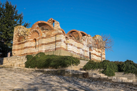Old Town Nessebar Ancient Ruins Oneの写真素材
