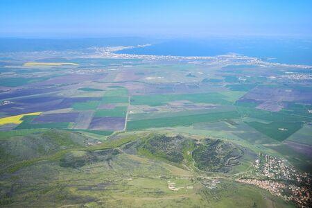 Sunny Beach resort aerial panorama 1